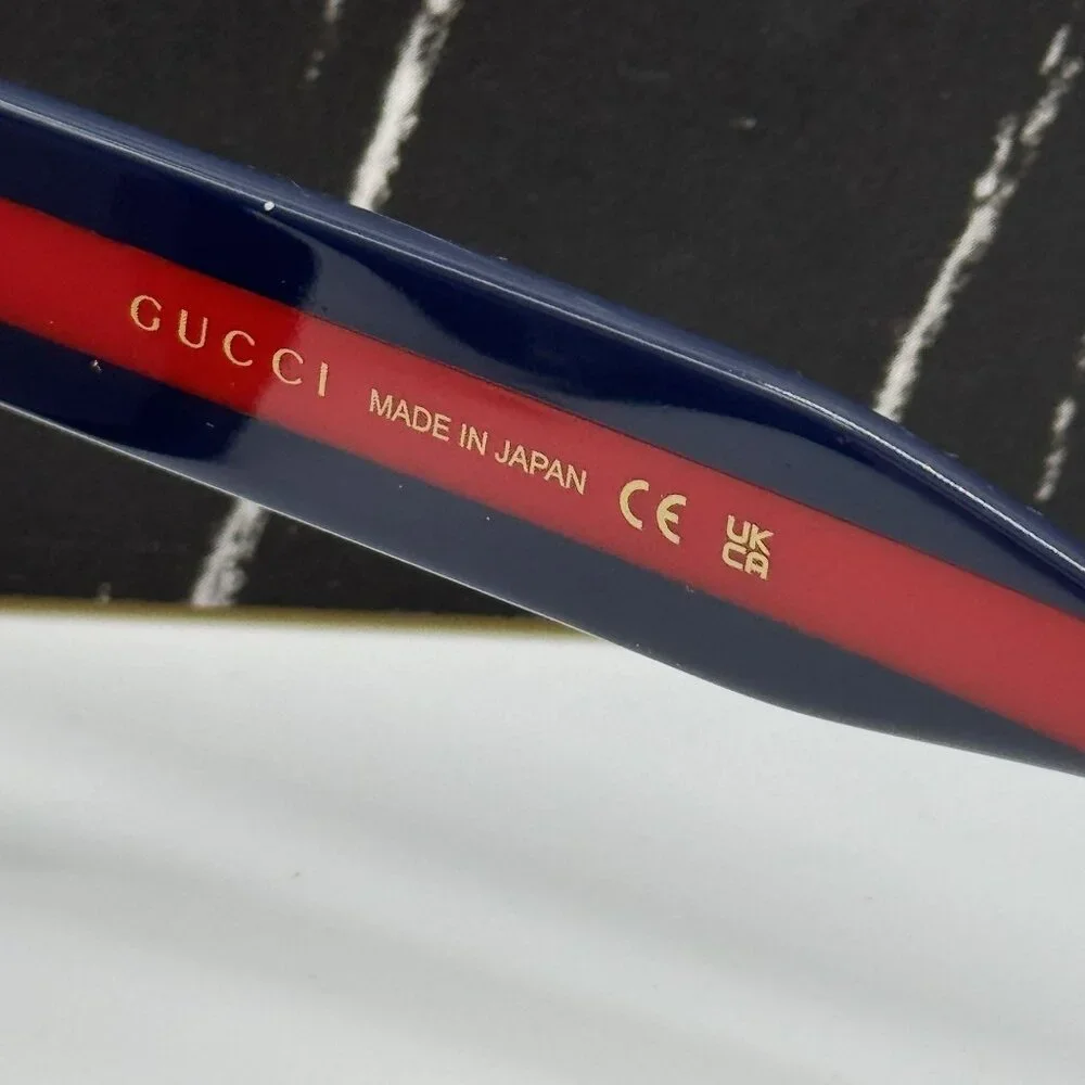 NEW GUCCI GG1868S 002 HAVANA BLUE RED UNISEX SUNGLASSES GUCCI